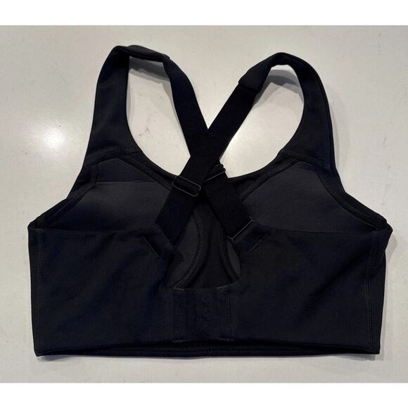 GIRLFRIEND COLLECTIVE Women’s Size Small Black Sports Bra Strappy Back Gym - Picture 3 of 7
